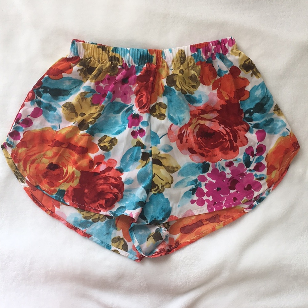 Flowing Floral Shorts